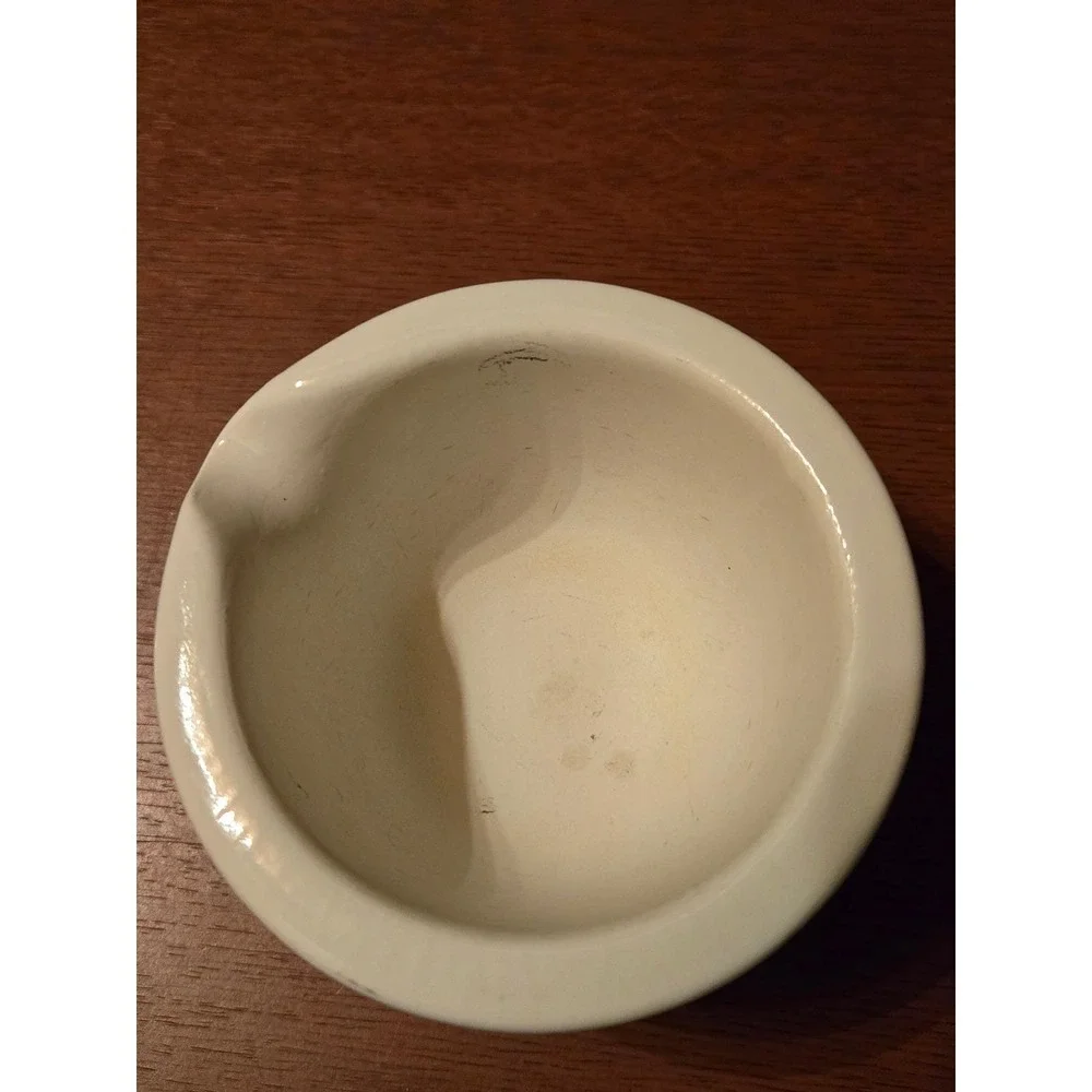 Vintage Coors USA 00‎ White Ceramic Mortar and Pestle Set Apothecary Kitchenware